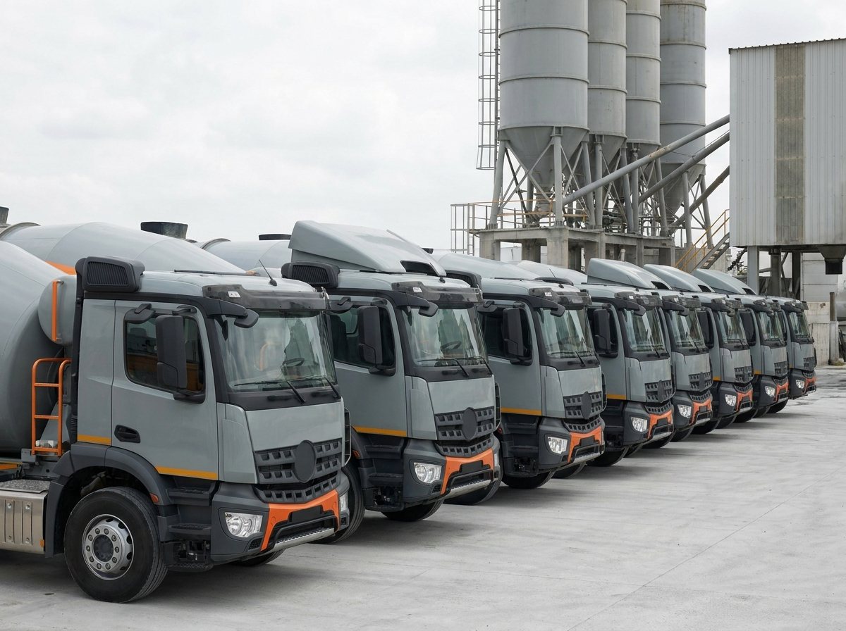 Nur Beton mikser filosu ve üretim tesisi