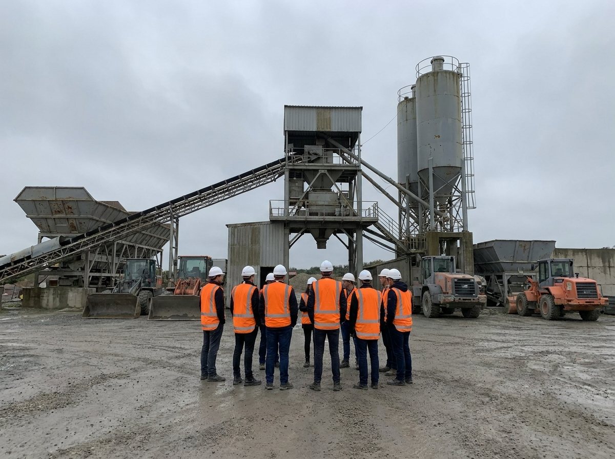 Nur Beton sahada ekip