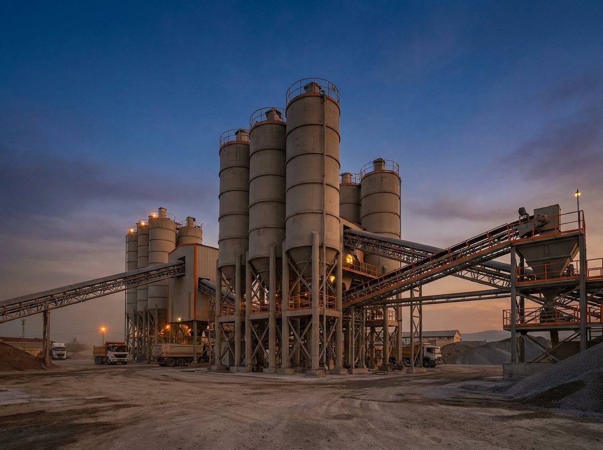 Hazır beton üretim tesisi